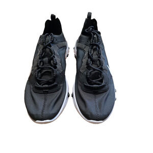 Nike React Element 55 Men Running Shoes Black White BQ6166-003 Size 8.5